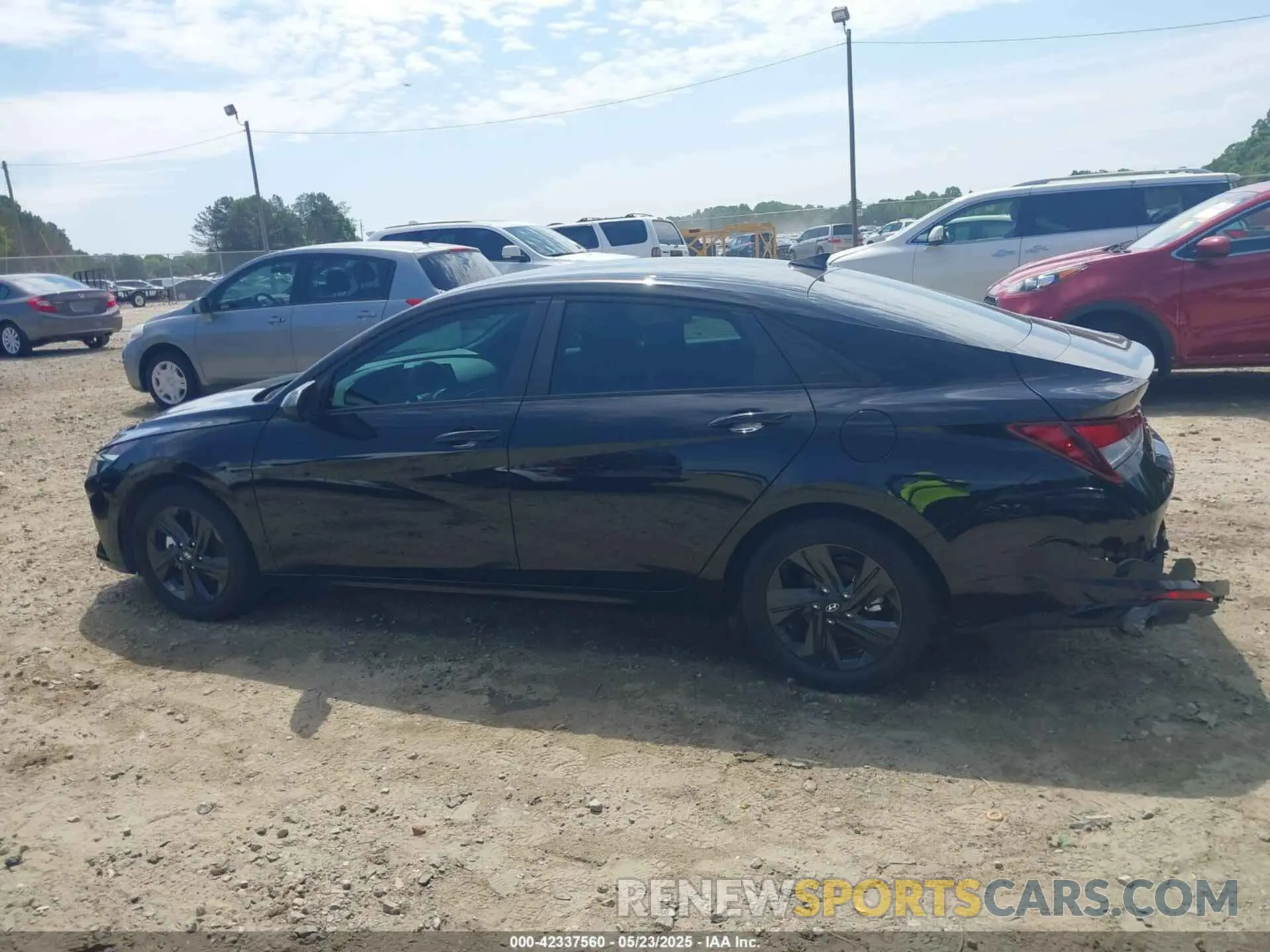 14 fotografías del automóvil dañado KMHLM4AG1NU352424 HYUNDAI ELANTRA 2022