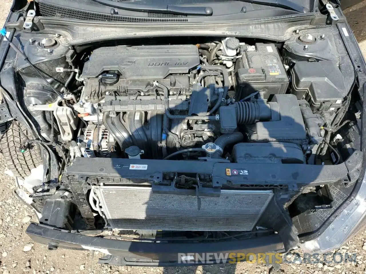 11 fotografías del automóvil dañado KMHLM4AG1NU363519 HYUNDAI ELANTRA 2022
