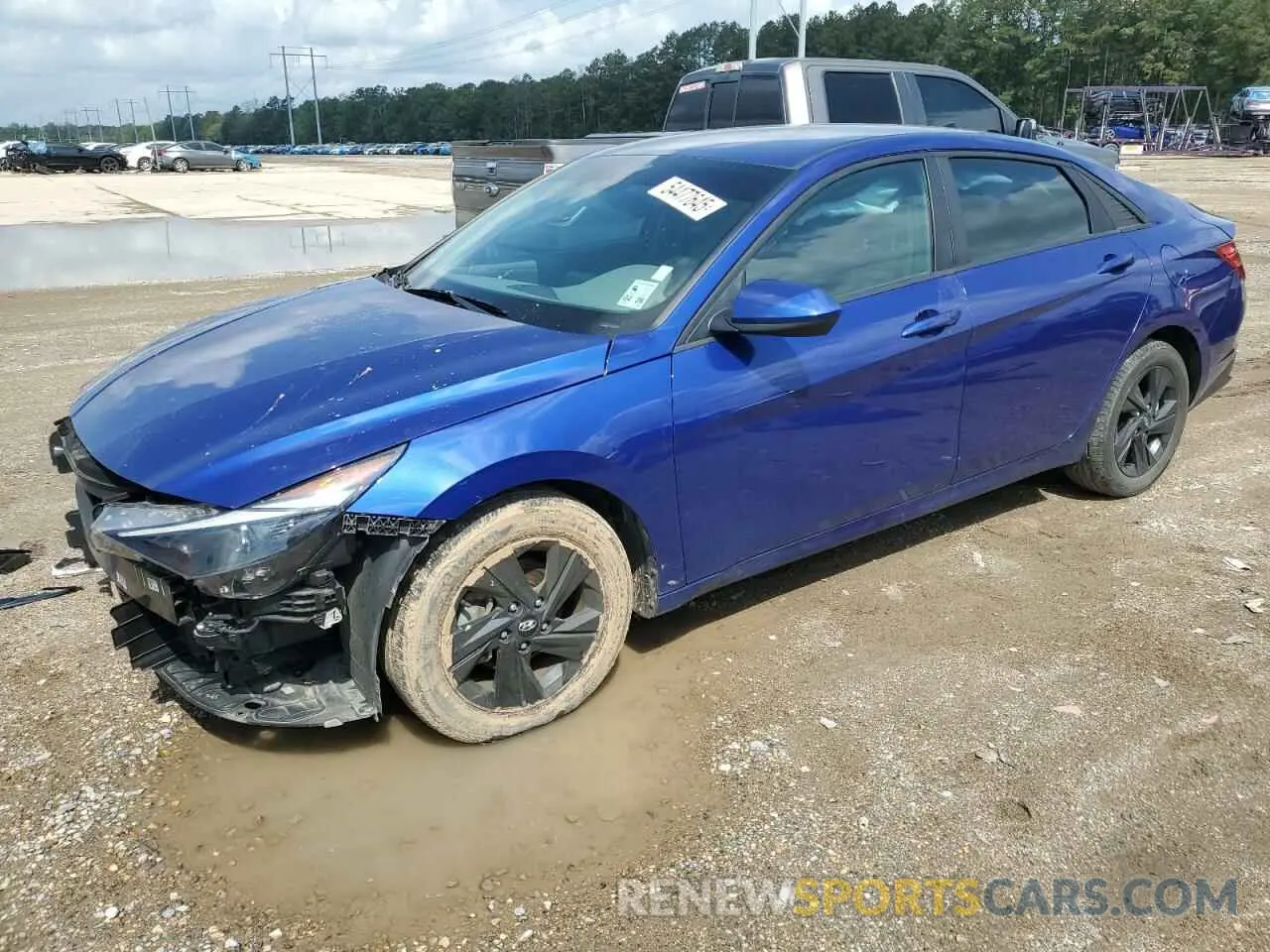 1 fotografías del automóvil dañado KMHLM4AG2NU239923 HYUNDAI ELANTRA 2022