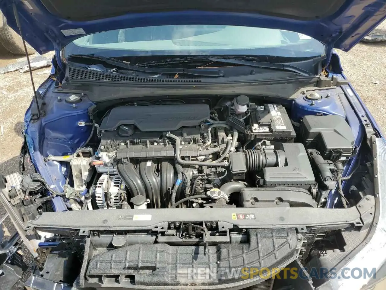 11 fotografías del automóvil dañado KMHLM4AG2NU239923 HYUNDAI ELANTRA 2022