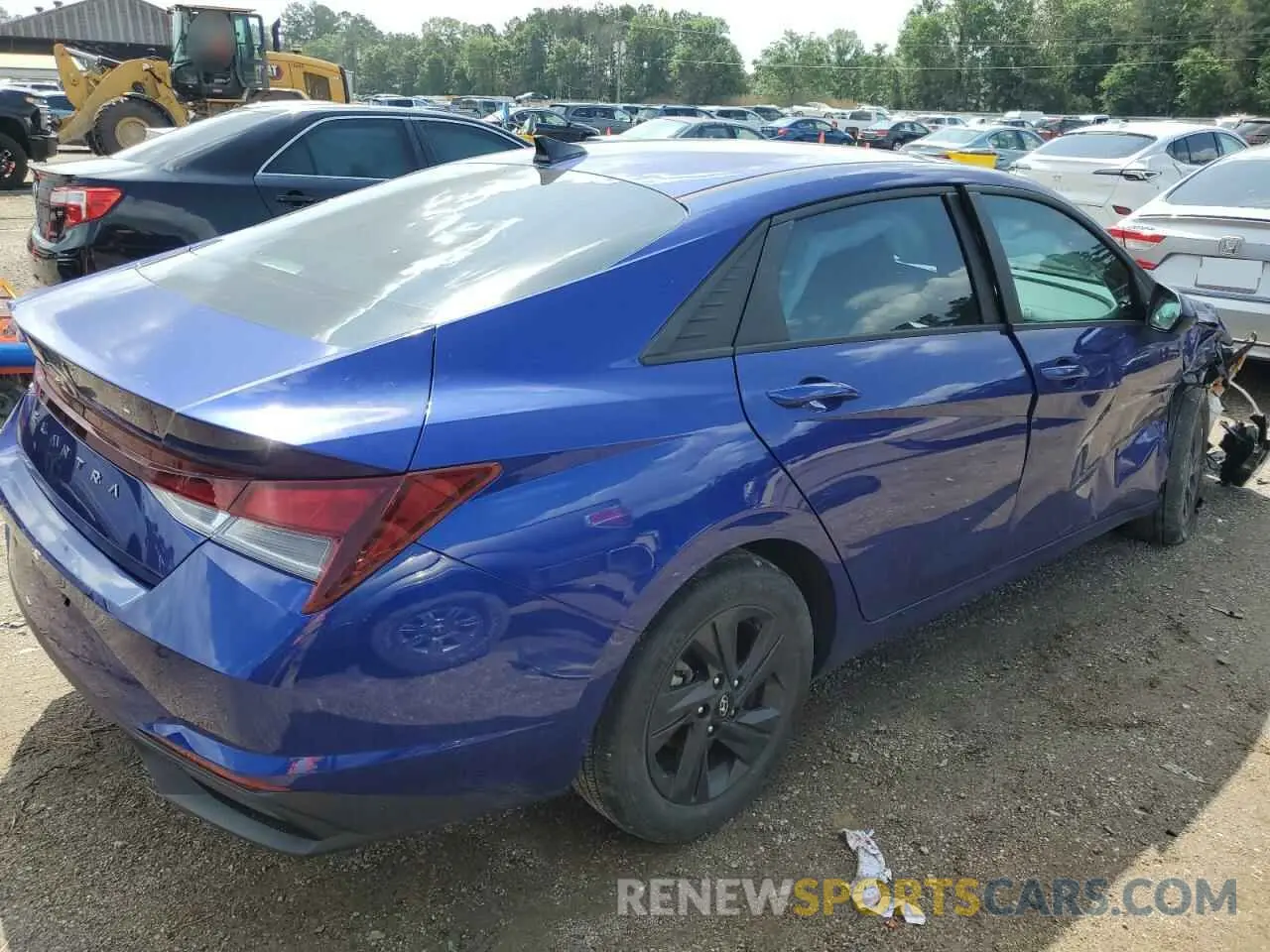 3 fotografías del automóvil dañado KMHLM4AG2NU239923 HYUNDAI ELANTRA 2022