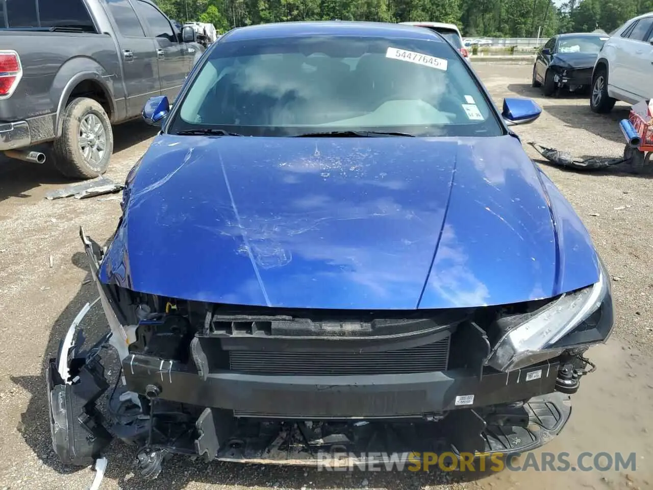 5 fotografías del automóvil dañado KMHLM4AG2NU239923 HYUNDAI ELANTRA 2022