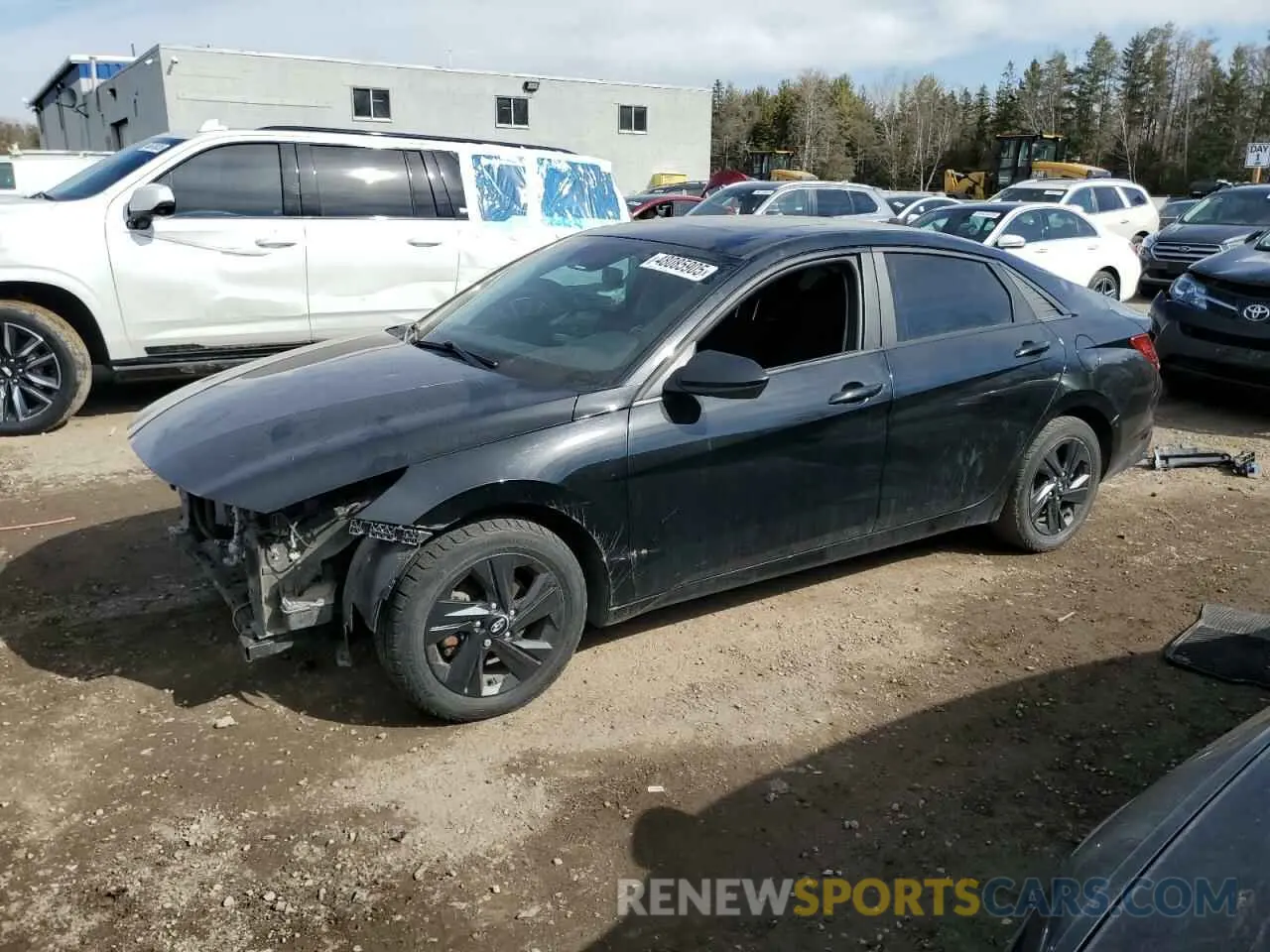 1 fotografías del automóvil dañado KMHLM4AG3NU282974 HYUNDAI ELANTRA 2022