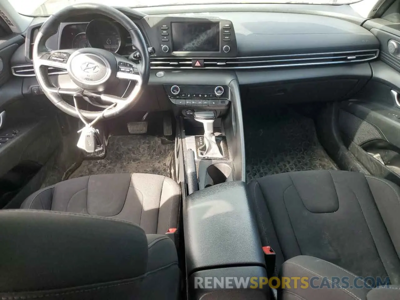 8 fotografías del automóvil dañado KMHLM4AG3NU282974 HYUNDAI ELANTRA 2022