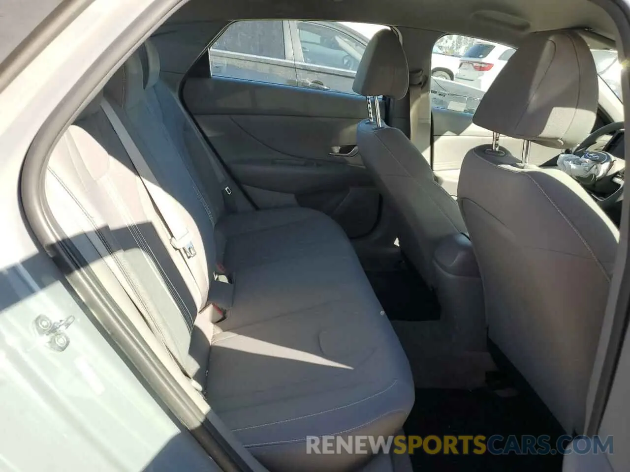 10 fotografías del automóvil dañado KMHLM4AG3NU301328 HYUNDAI ELANTRA 2022