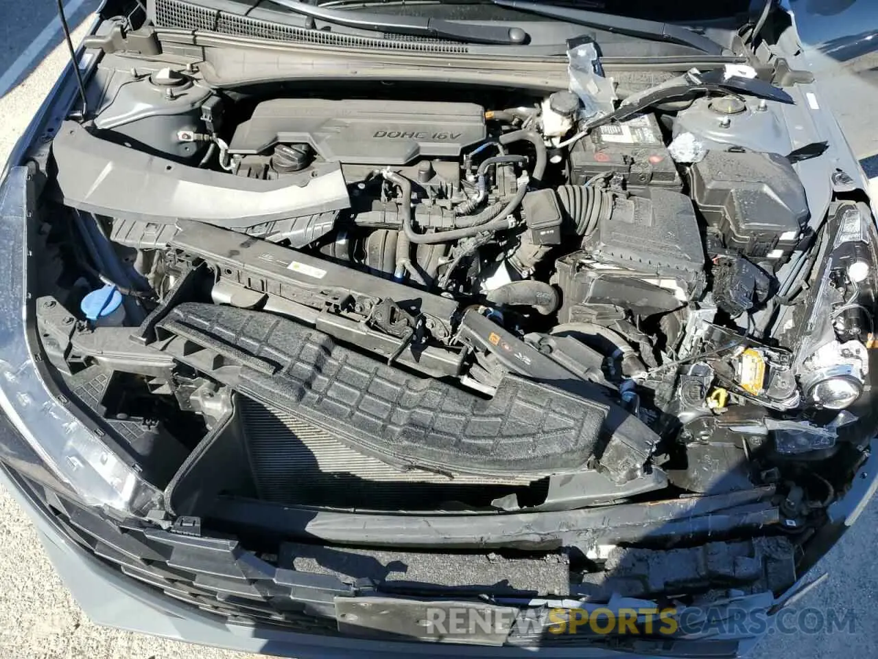 11 fotografías del automóvil dañado KMHLM4AG3NU301328 HYUNDAI ELANTRA 2022