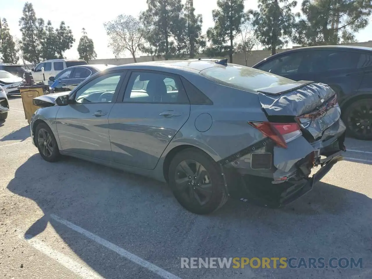2 fotografías del automóvil dañado KMHLM4AG3NU301328 HYUNDAI ELANTRA 2022