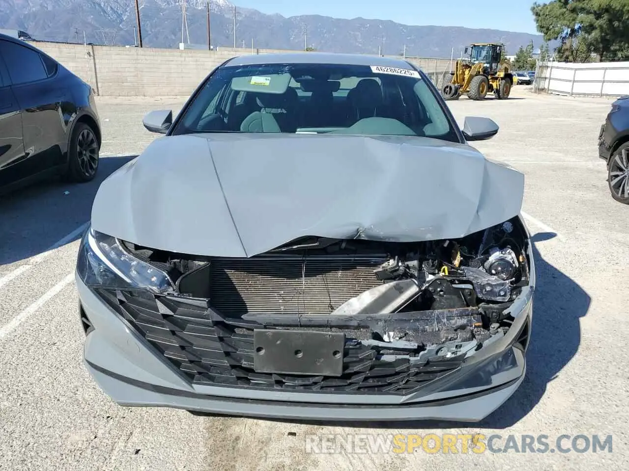 5 fotografías del automóvil dañado KMHLM4AG3NU301328 HYUNDAI ELANTRA 2022