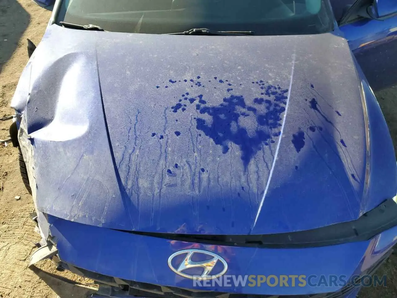 11 fotografías del automóvil dañado KMHLM4AG3NU321448 HYUNDAI ELANTRA 2022