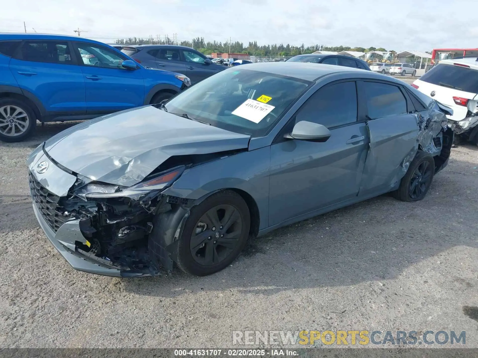 2 fotografías del automóvil dañado KMHLM4AG3NU328691 HYUNDAI ELANTRA 2022