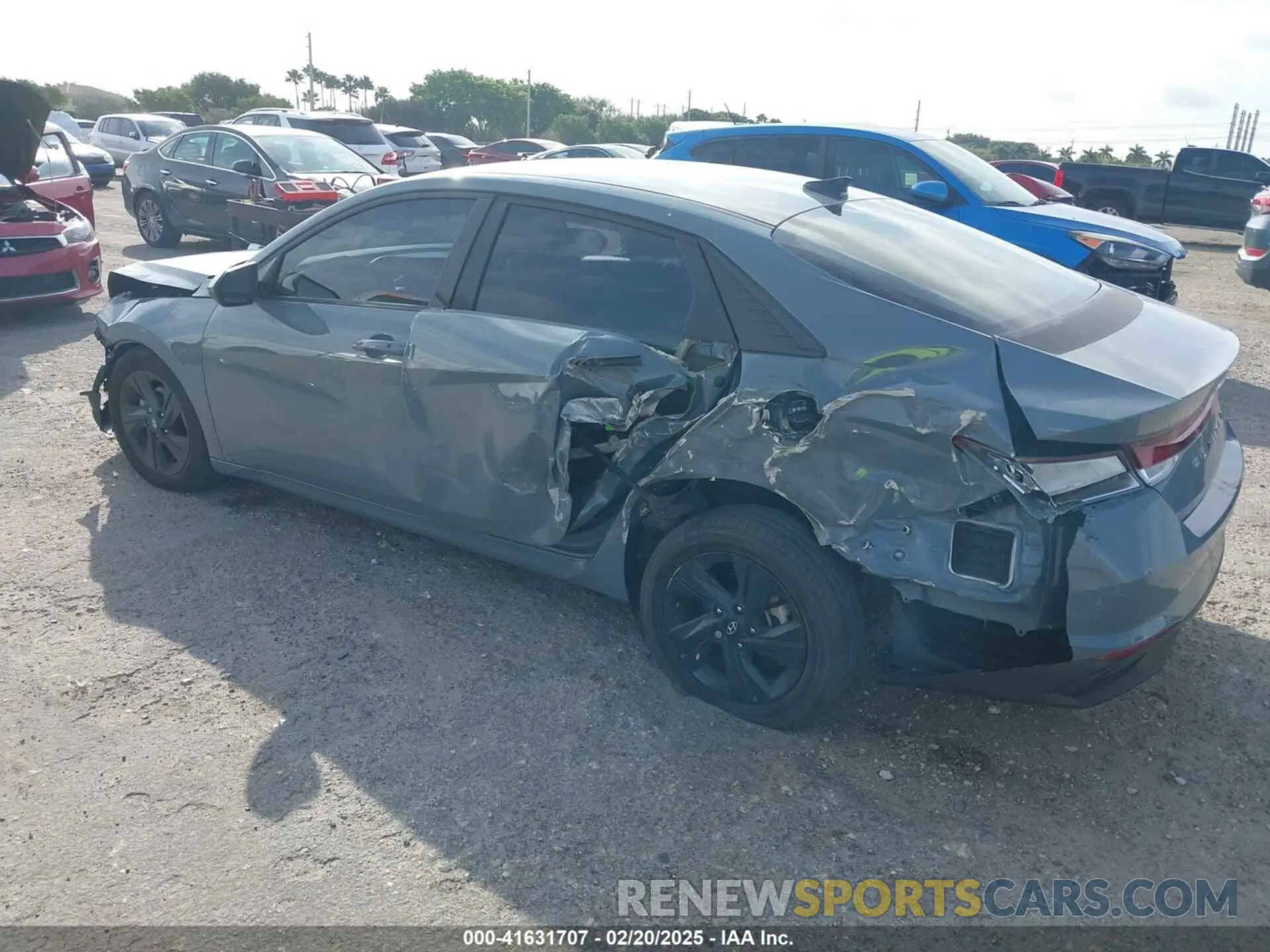 3 fotografías del automóvil dañado KMHLM4AG3NU328691 HYUNDAI ELANTRA 2022