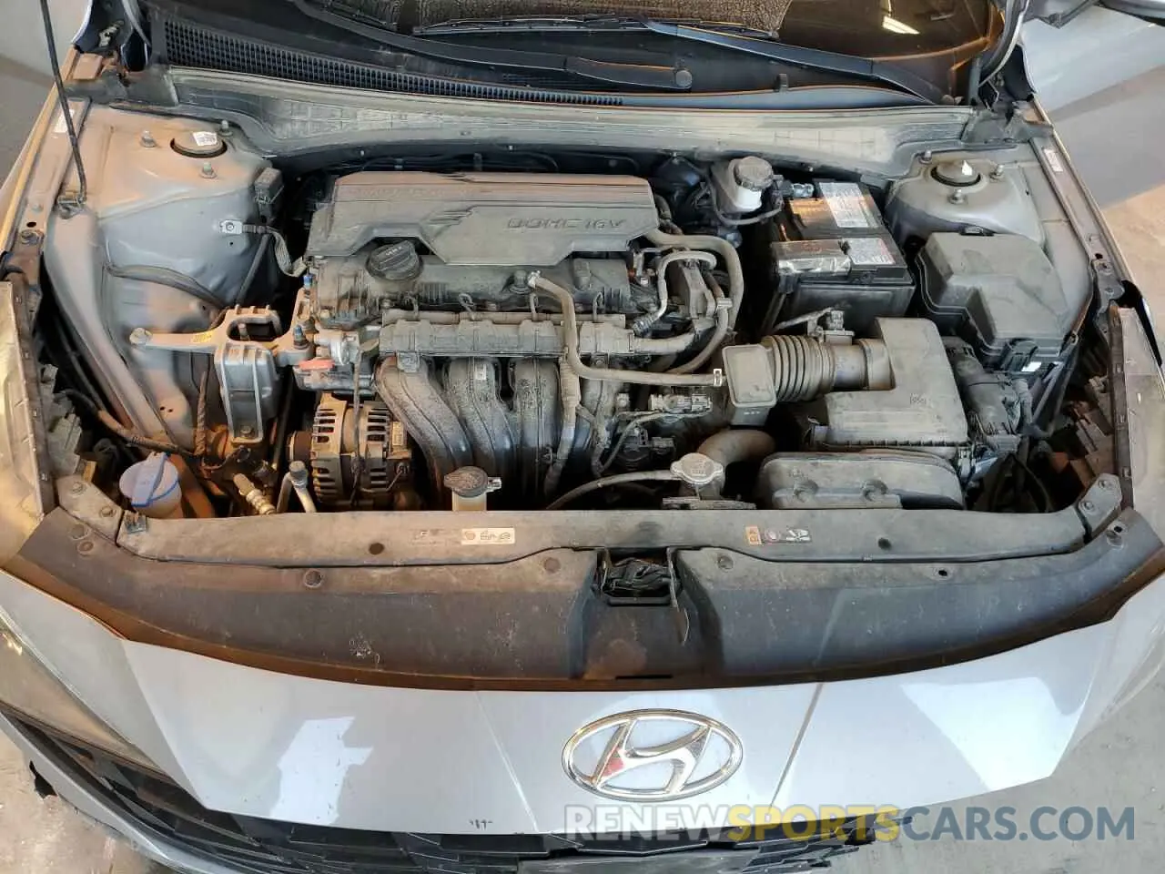 12 fotografías del automóvil dañado KMHLM4AG3NU330330 HYUNDAI ELANTRA 2022