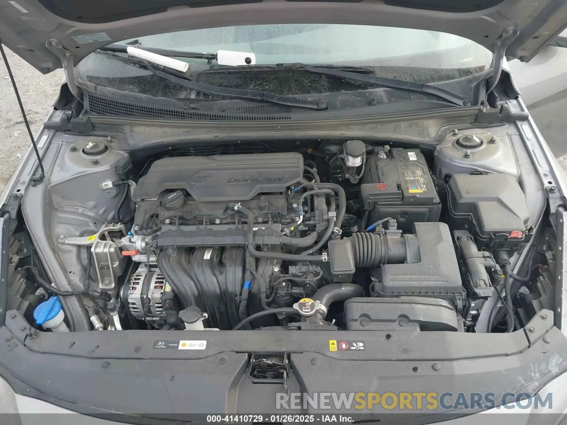 10 fotografías del automóvil dañado KMHLM4AG3NU333650 HYUNDAI ELANTRA 2022