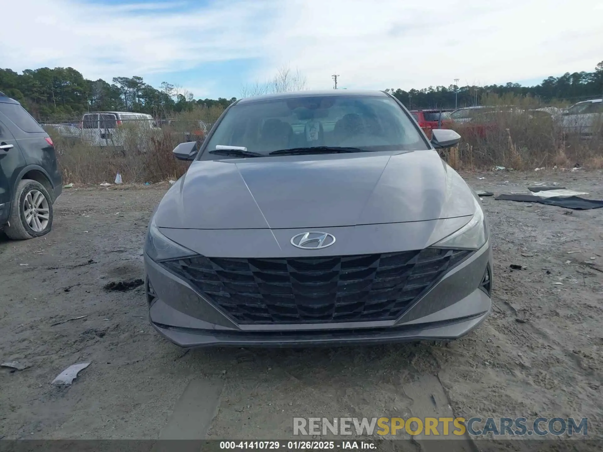 12 fotografías del automóvil dañado KMHLM4AG3NU333650 HYUNDAI ELANTRA 2022