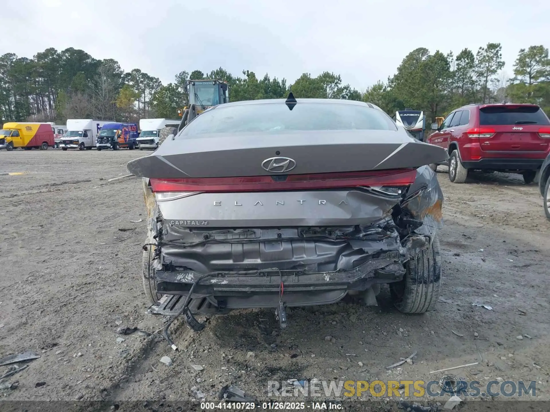 16 fotografías del automóvil dañado KMHLM4AG3NU333650 HYUNDAI ELANTRA 2022