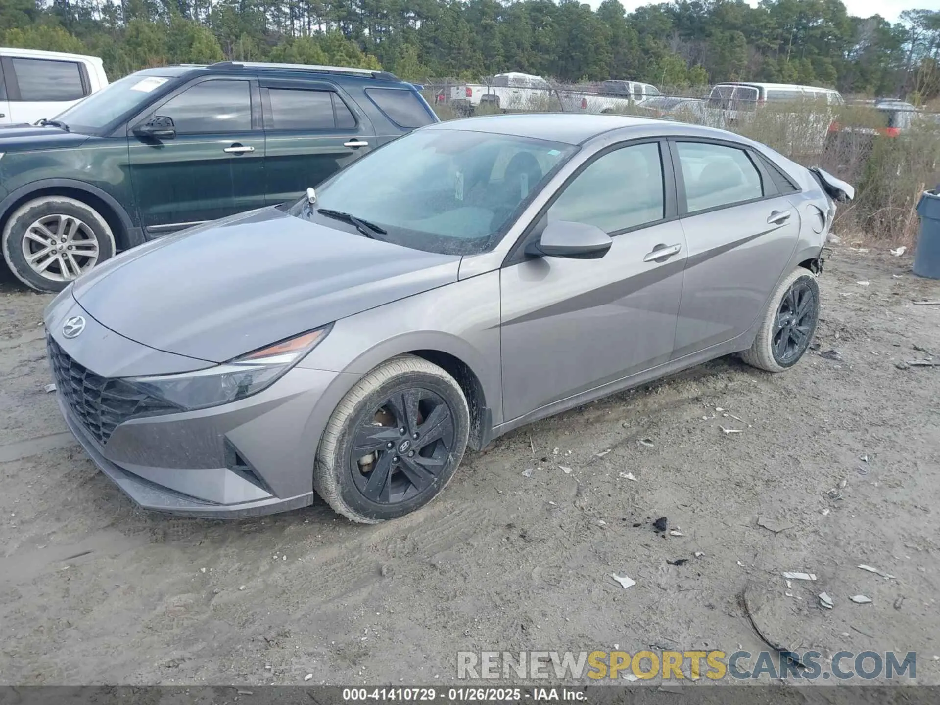 2 fotografías del automóvil dañado KMHLM4AG3NU333650 HYUNDAI ELANTRA 2022