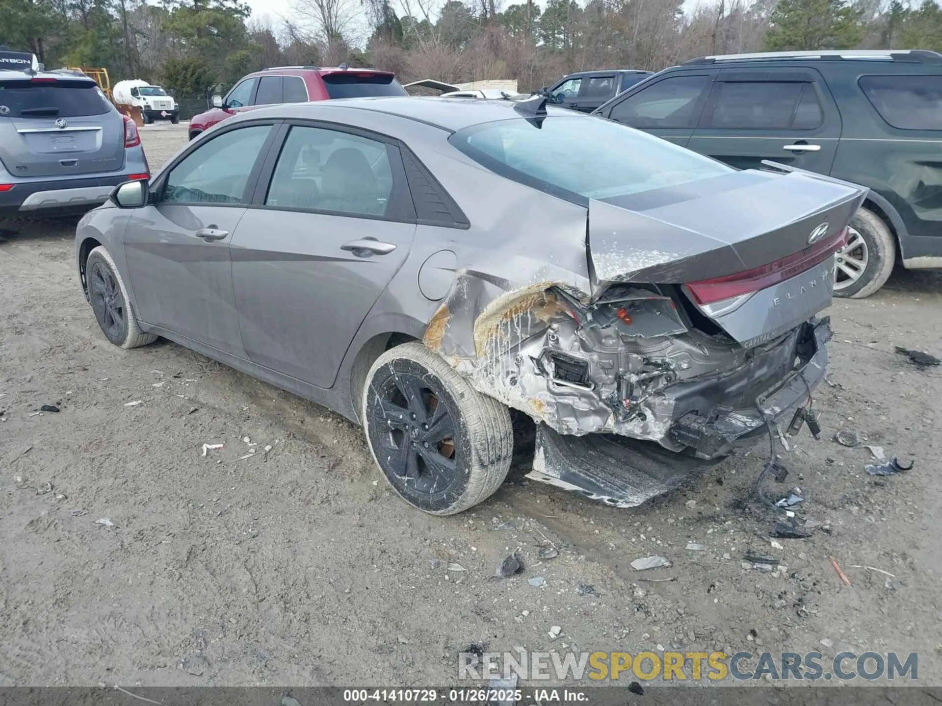 3 fotografías del automóvil dañado KMHLM4AG3NU333650 HYUNDAI ELANTRA 2022