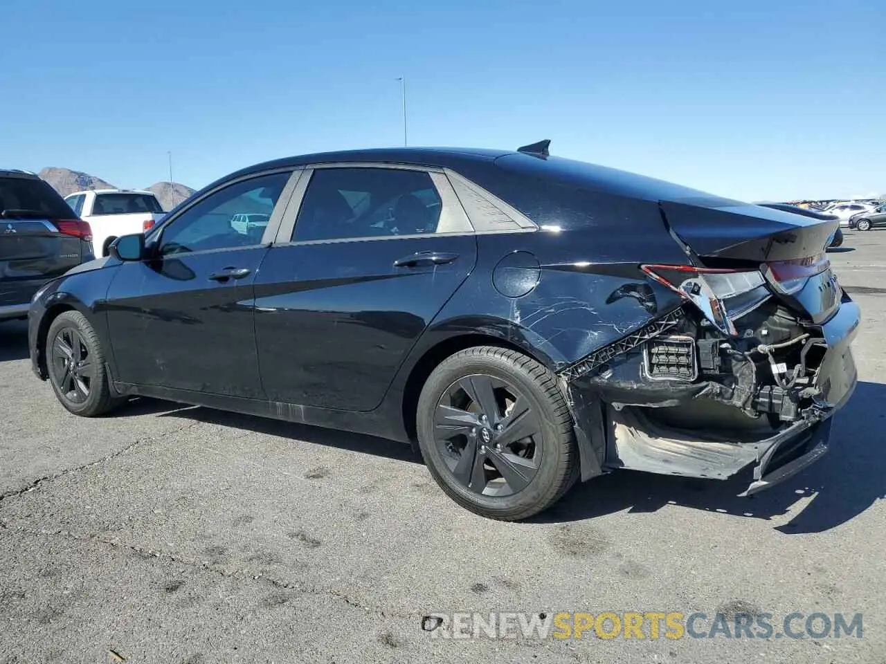 2 fotografías del automóvil dañado KMHLM4AG3NU344678 HYUNDAI ELANTRA 2022