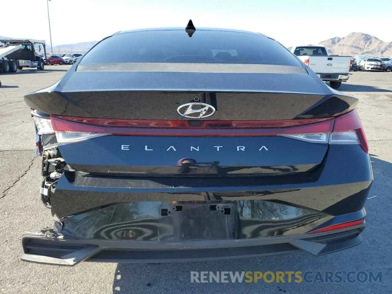 6 fotografías del automóvil dañado KMHLM4AG3NU344678 HYUNDAI ELANTRA 2022