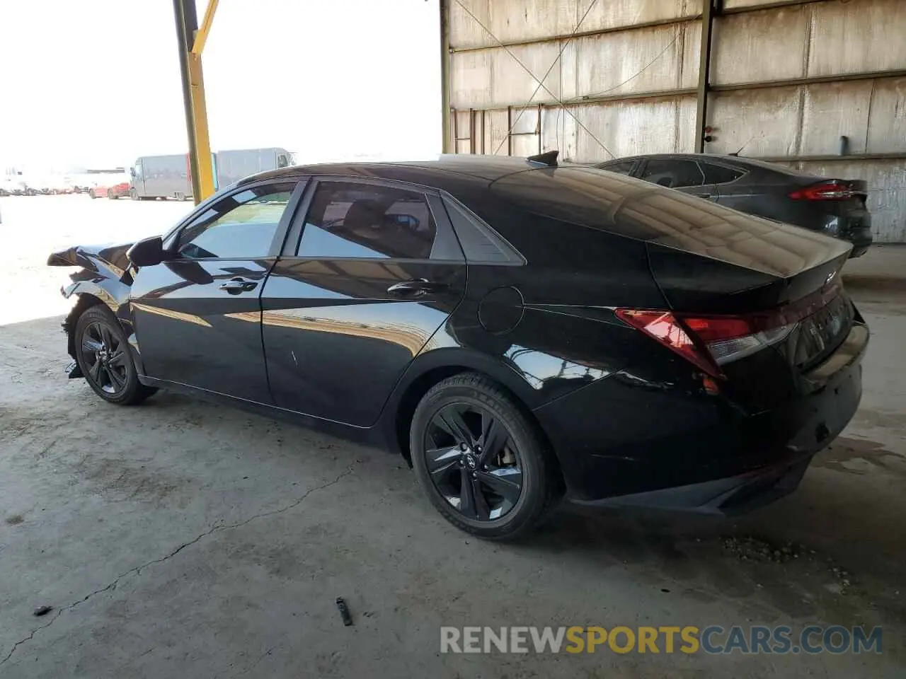 2 fotografías del automóvil dañado KMHLM4AG4NU221102 HYUNDAI ELANTRA 2022