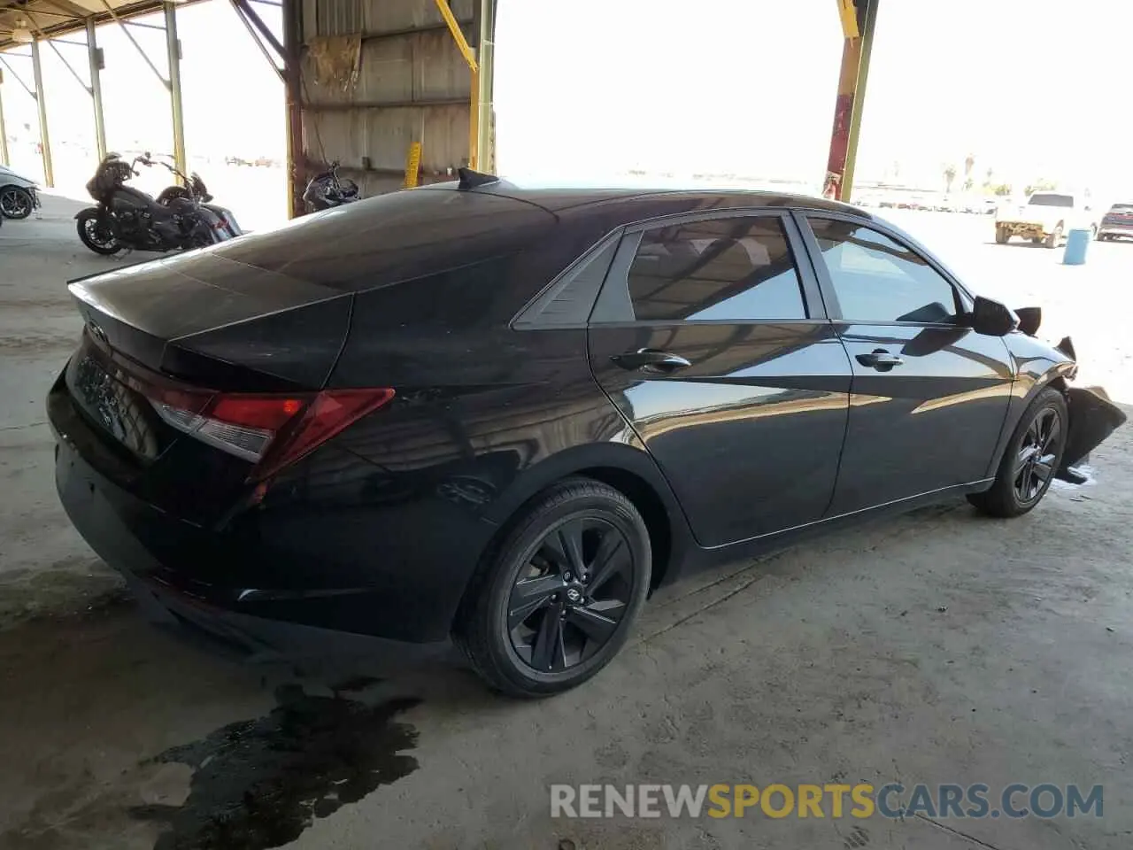 3 fotografías del automóvil dañado KMHLM4AG4NU221102 HYUNDAI ELANTRA 2022