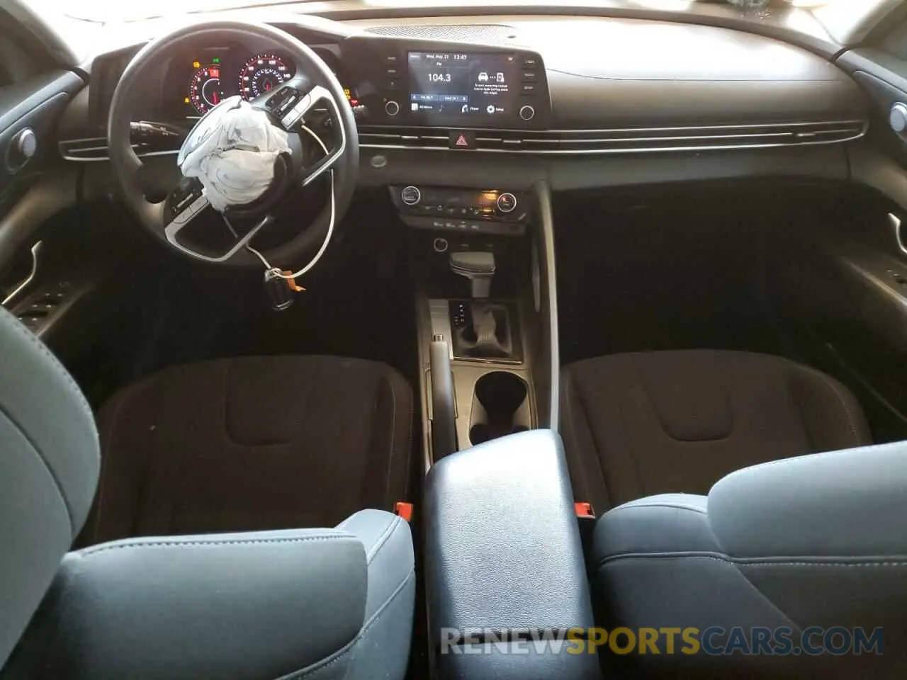 8 fotografías del automóvil dañado KMHLM4AG4NU221102 HYUNDAI ELANTRA 2022