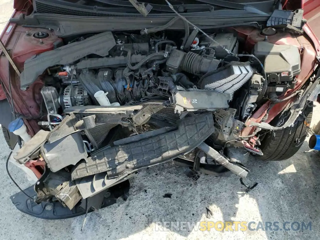 11 fotografías del automóvil dañado KMHLM4AG4NU282109 HYUNDAI ELANTRA 2022