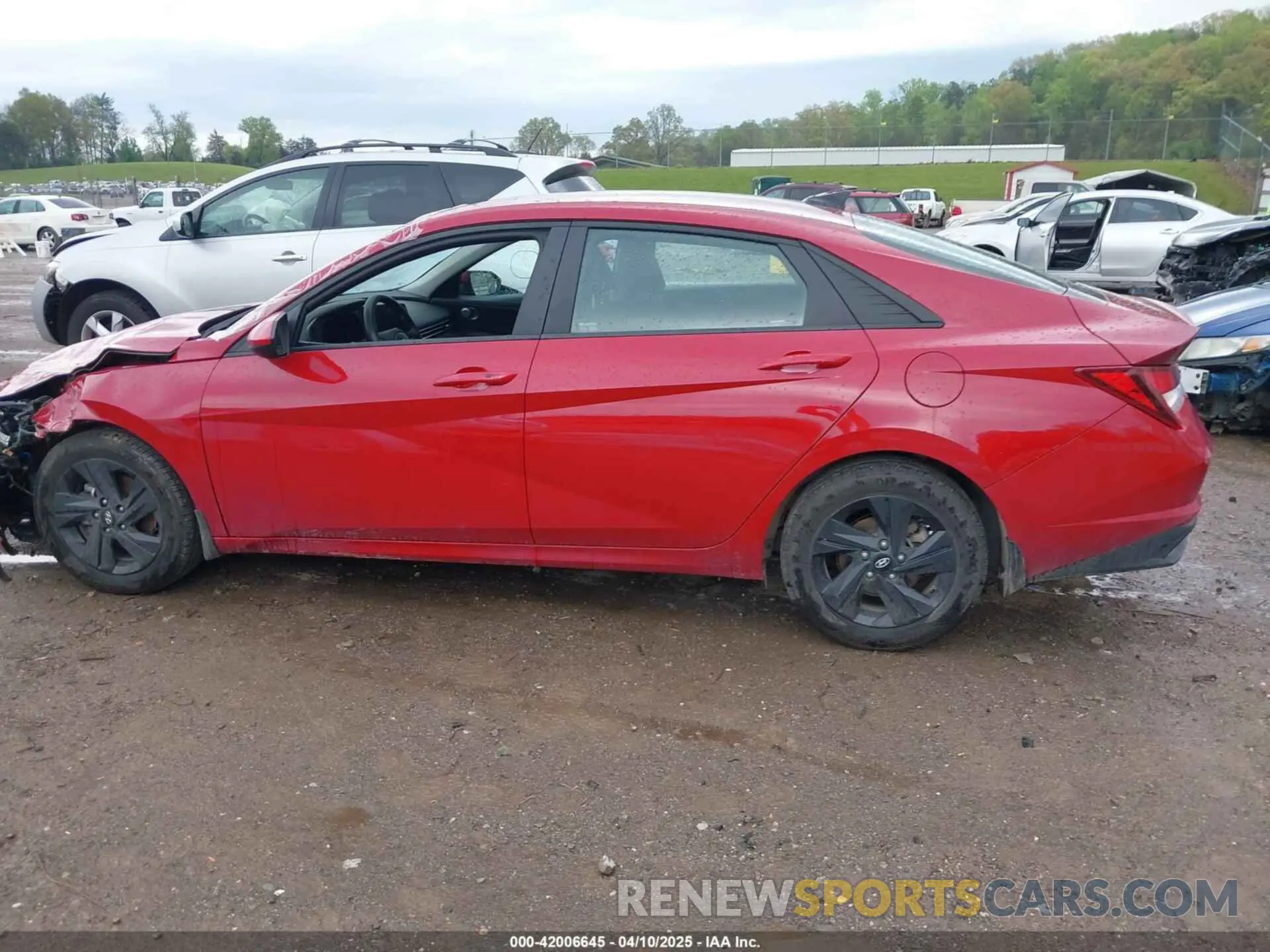 14 fotografías del automóvil dañado KMHLM4AG4NU311544 HYUNDAI ELANTRA 2022