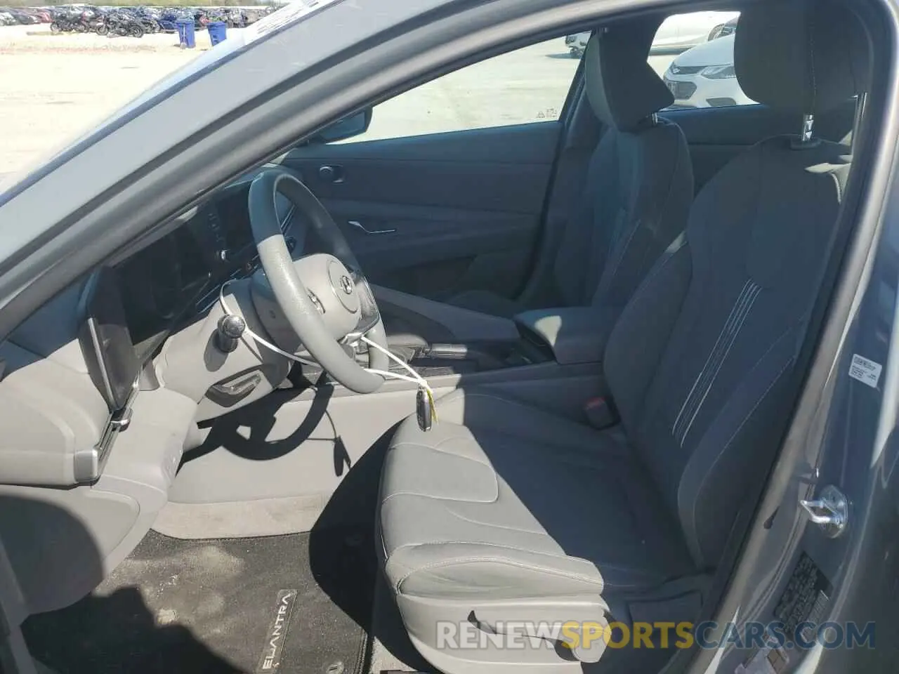 7 fotografías del automóvil dañado KMHLM4AG4NU338369 HYUNDAI ELANTRA 2022
