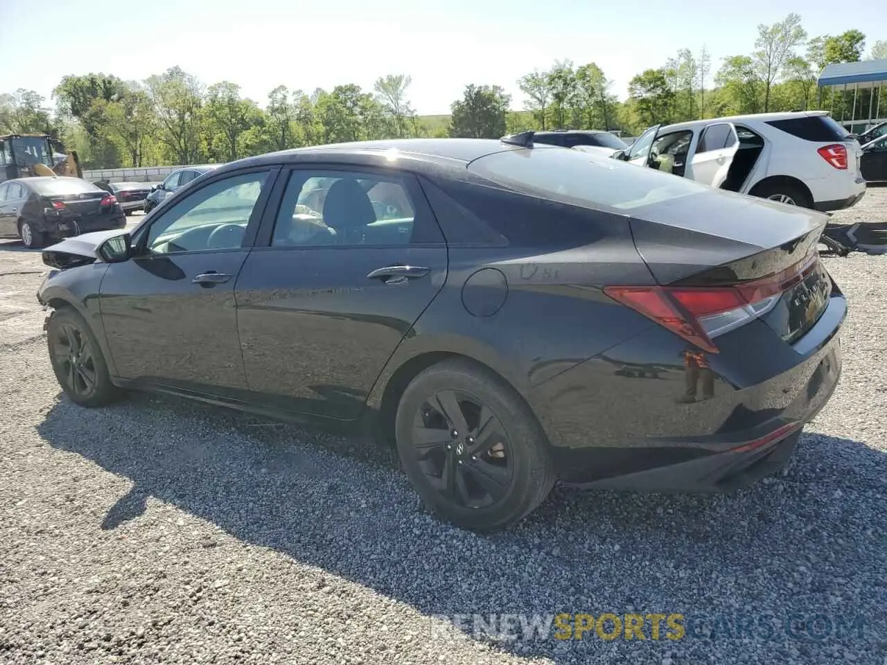 2 fotografías del automóvil dañado KMHLM4AG4NU364356 HYUNDAI ELANTRA 2022