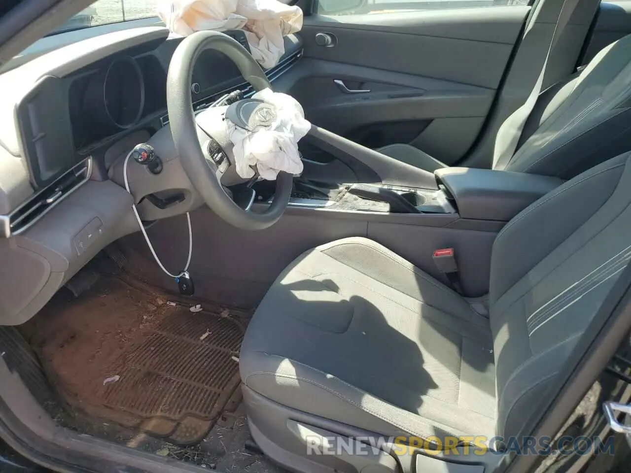 7 fotografías del automóvil dañado KMHLM4AG4NU364356 HYUNDAI ELANTRA 2022