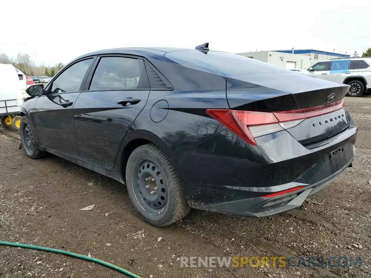 2 fotografías del automóvil dañado KMHLM4AG5NU286590 HYUNDAI ELANTRA 2022