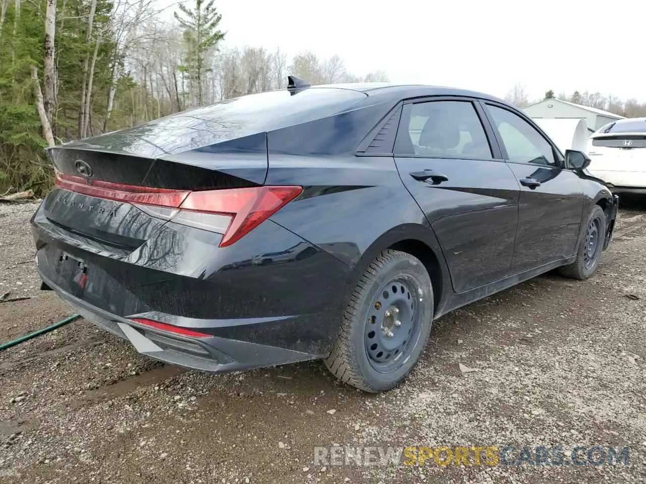 3 fotografías del automóvil dañado KMHLM4AG5NU286590 HYUNDAI ELANTRA 2022