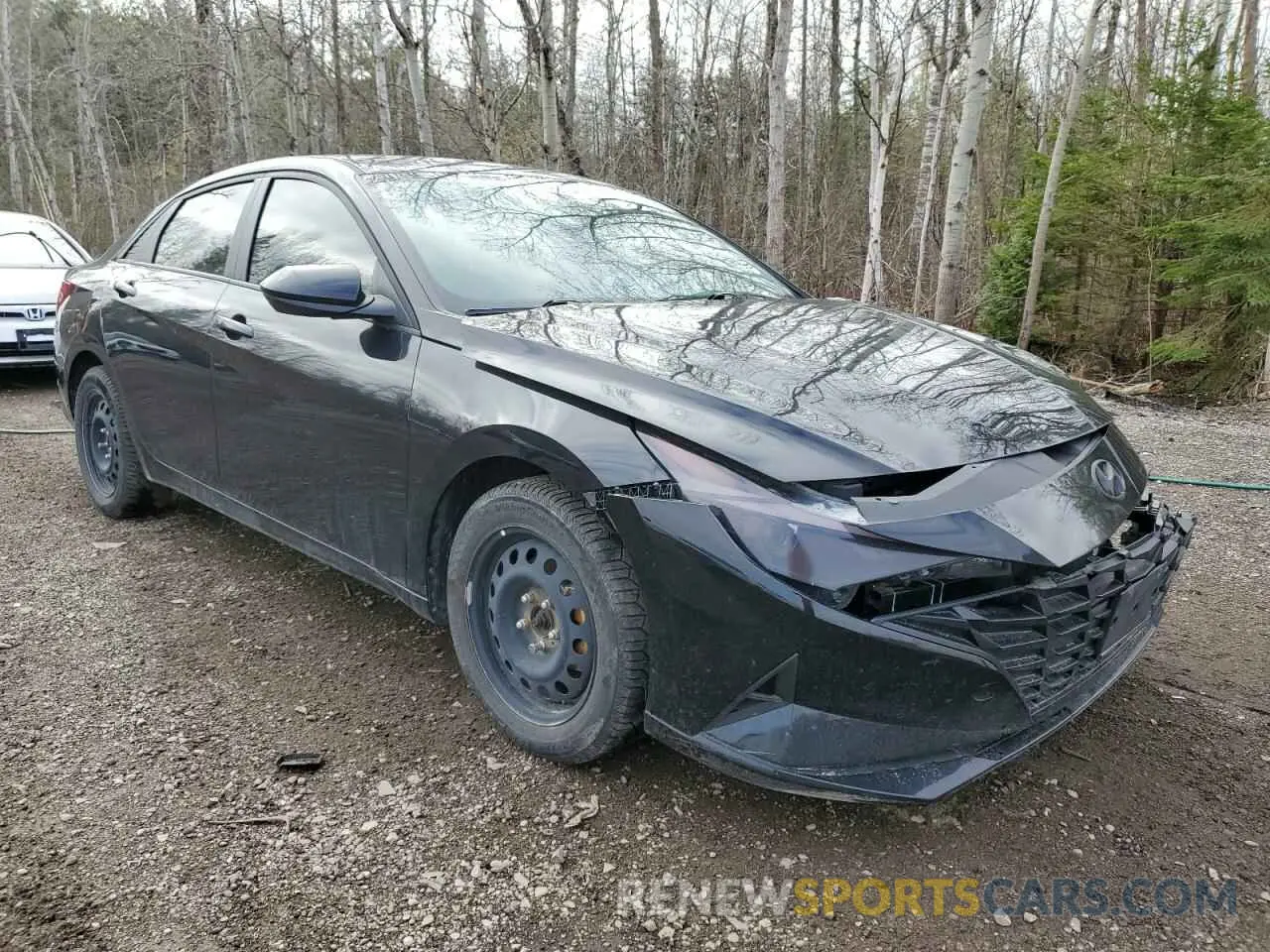 4 fotografías del automóvil dañado KMHLM4AG5NU286590 HYUNDAI ELANTRA 2022