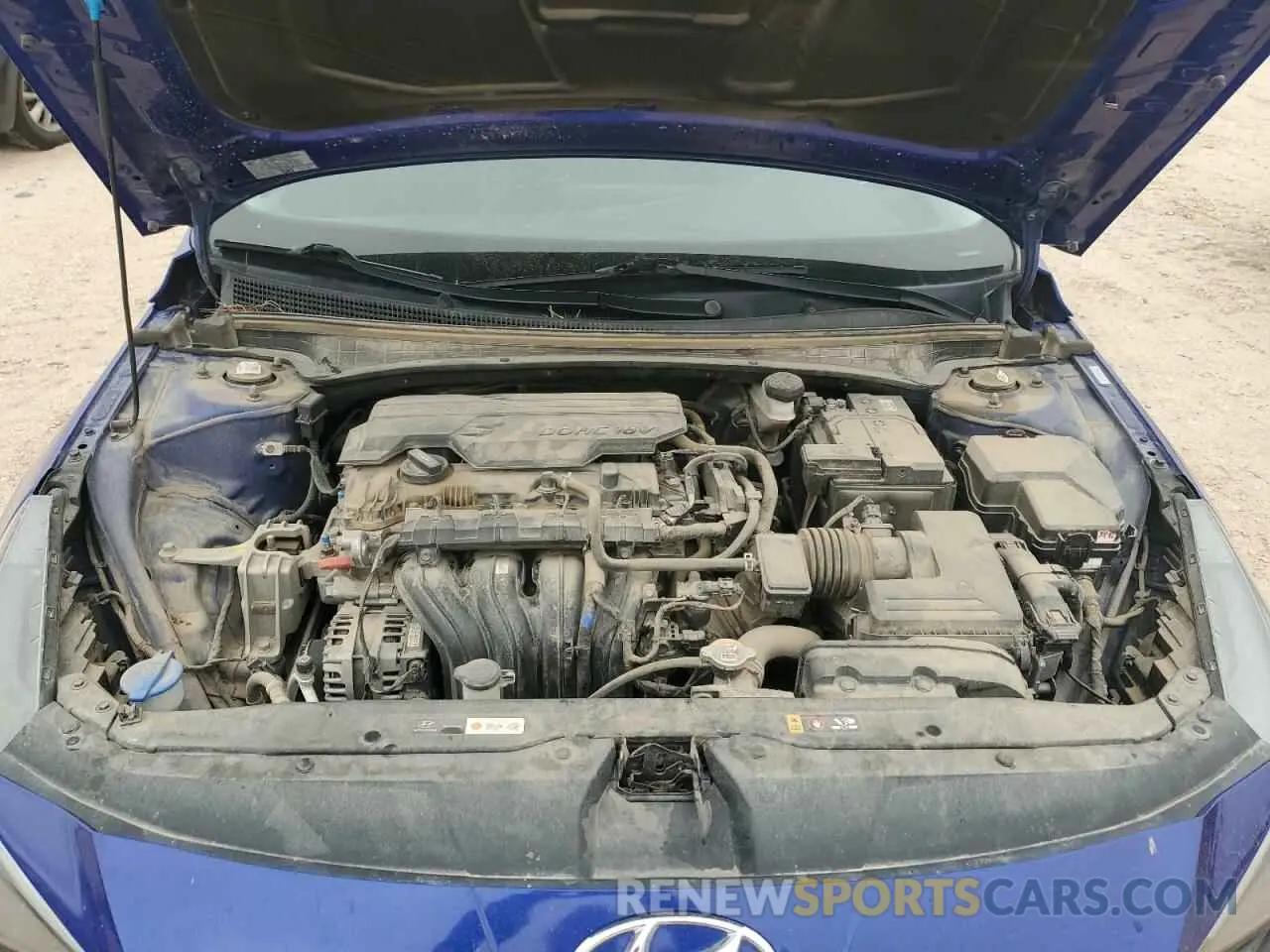 11 fotografías del automóvil dañado KMHLM4AG5NU296889 HYUNDAI ELANTRA 2022
