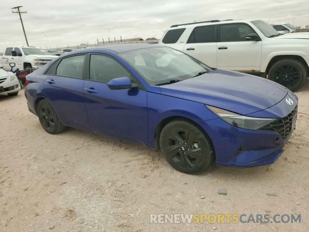 4 fotografías del automóvil dañado KMHLM4AG5NU296889 HYUNDAI ELANTRA 2022