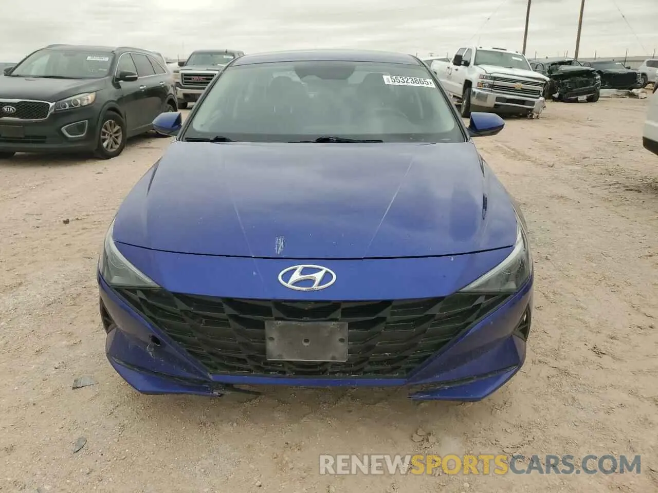 5 fotografías del automóvil dañado KMHLM4AG5NU296889 HYUNDAI ELANTRA 2022