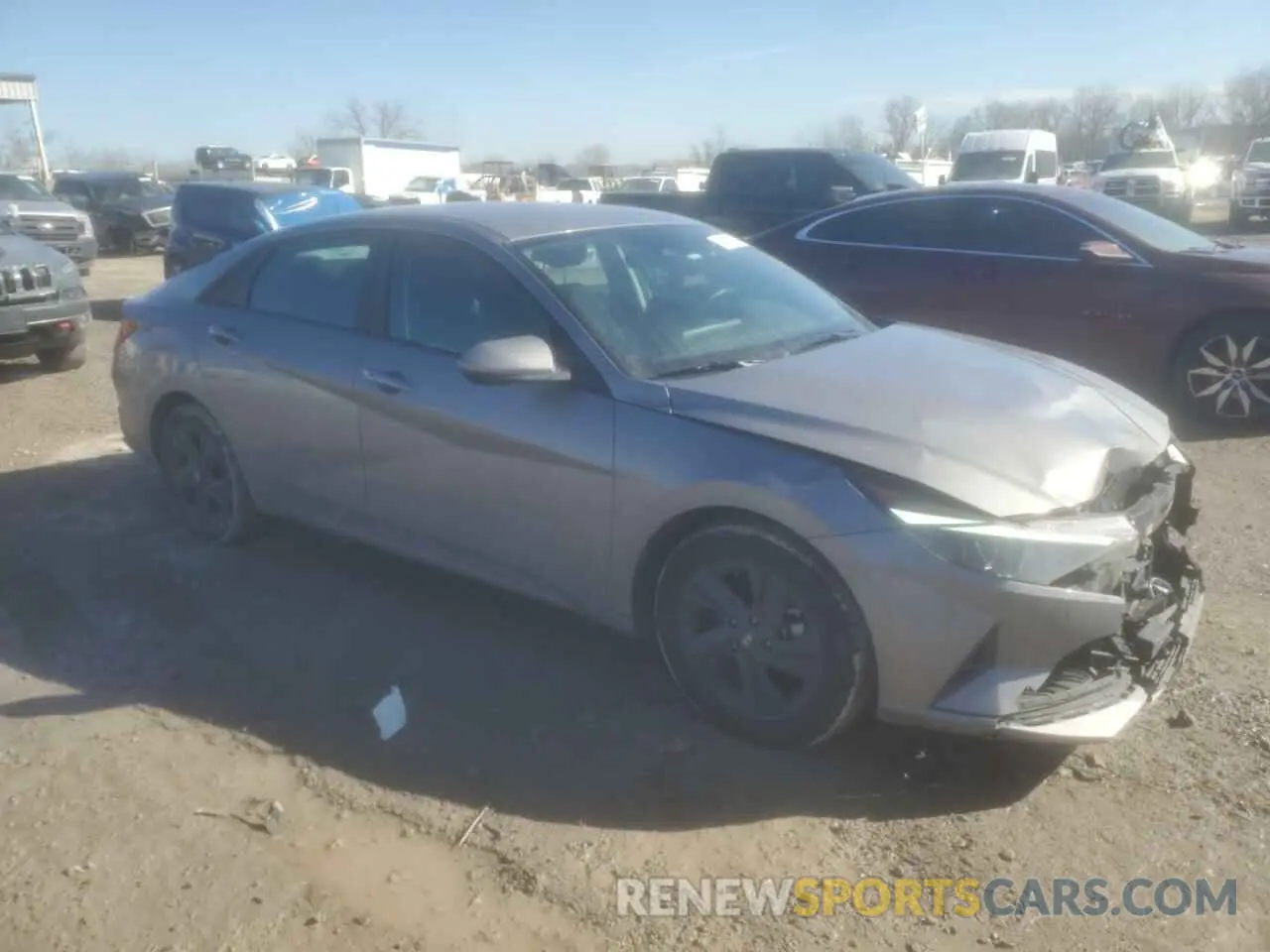 4 fotografías del automóvil dañado KMHLM4AG5NU330135 HYUNDAI ELANTRA 2022