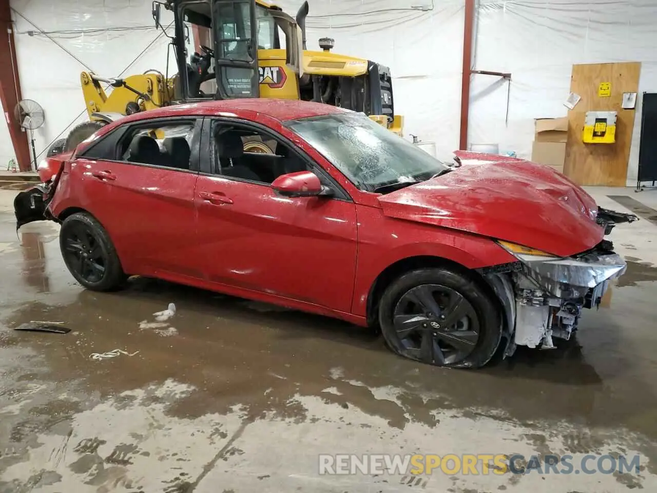 4 fotografías del automóvil dañado KMHLM4AG5NU350241 HYUNDAI ELANTRA 2022