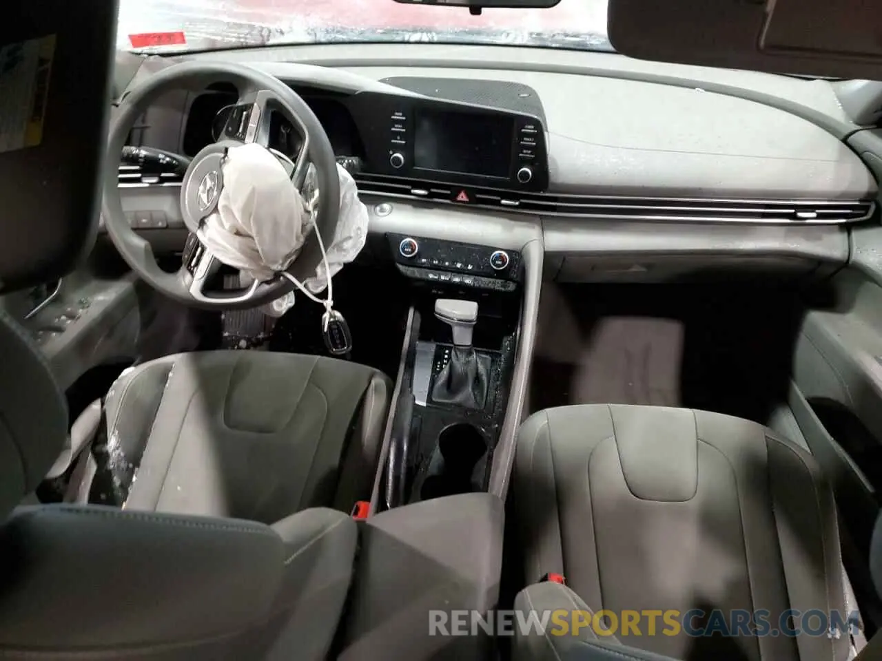 8 fotografías del automóvil dañado KMHLM4AG5NU350241 HYUNDAI ELANTRA 2022