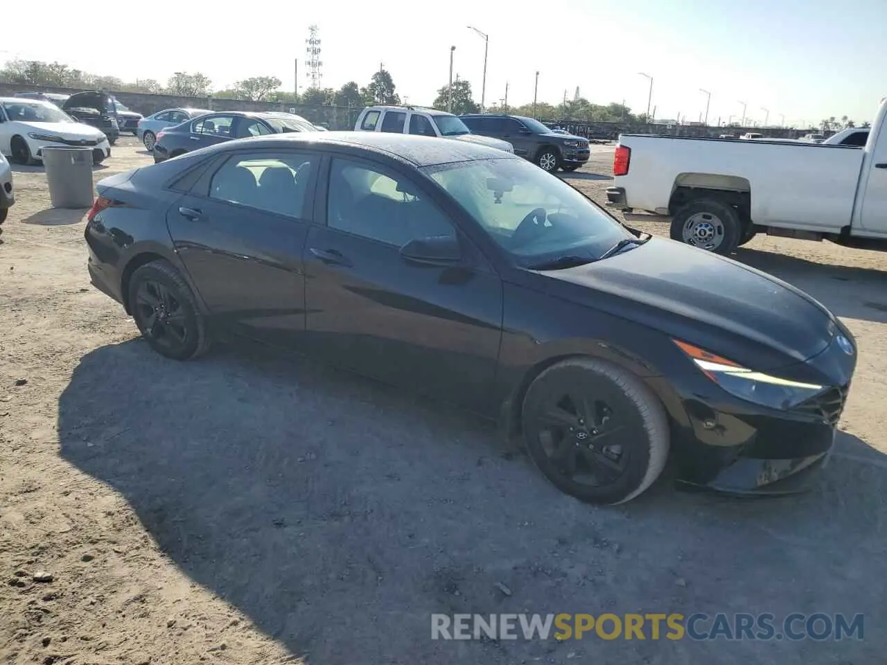 4 fotografías del automóvil dañado KMHLM4AG6NU218346 HYUNDAI ELANTRA 2022
