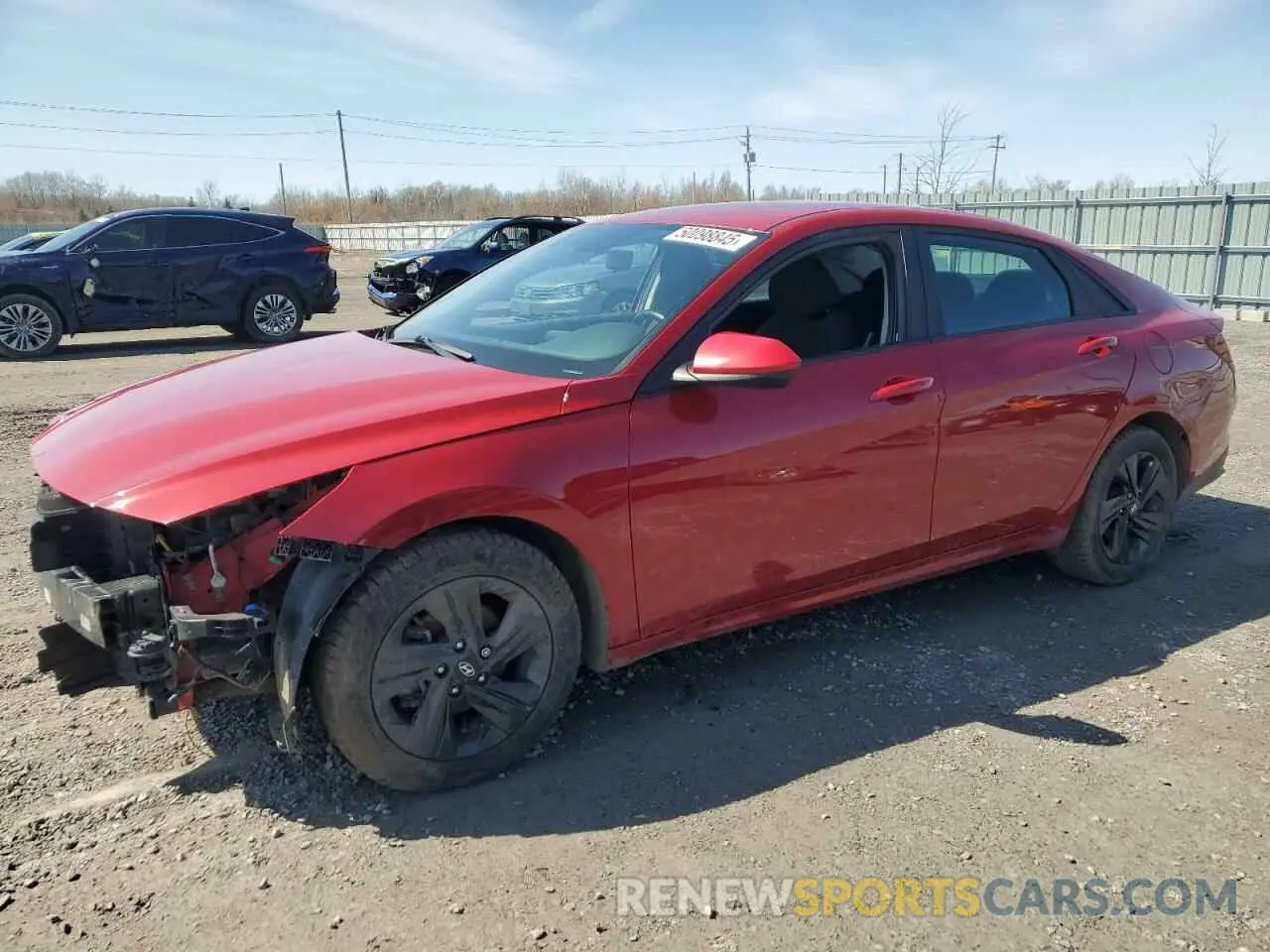 1 fotografías del automóvil dañado KMHLM4AG6NU286100 HYUNDAI ELANTRA 2022