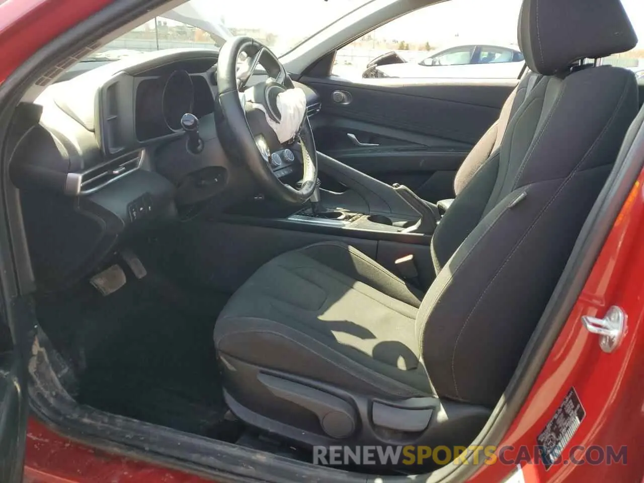 7 fotografías del automóvil dañado KMHLM4AG6NU286100 HYUNDAI ELANTRA 2022