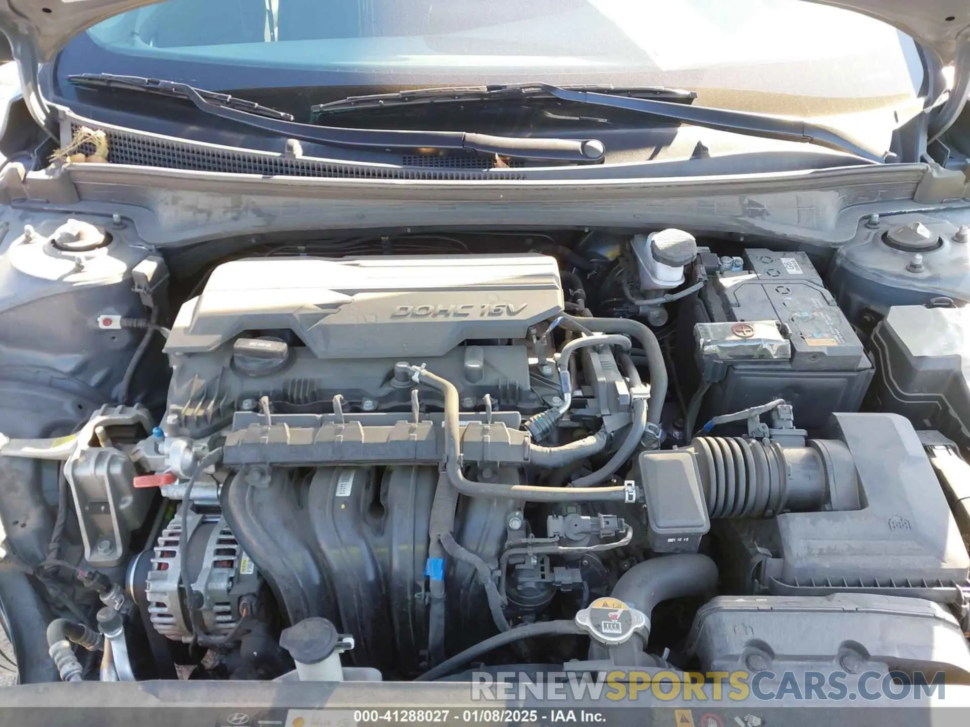 10 fotografías del automóvil dañado KMHLM4AG6NU317717 HYUNDAI ELANTRA 2022