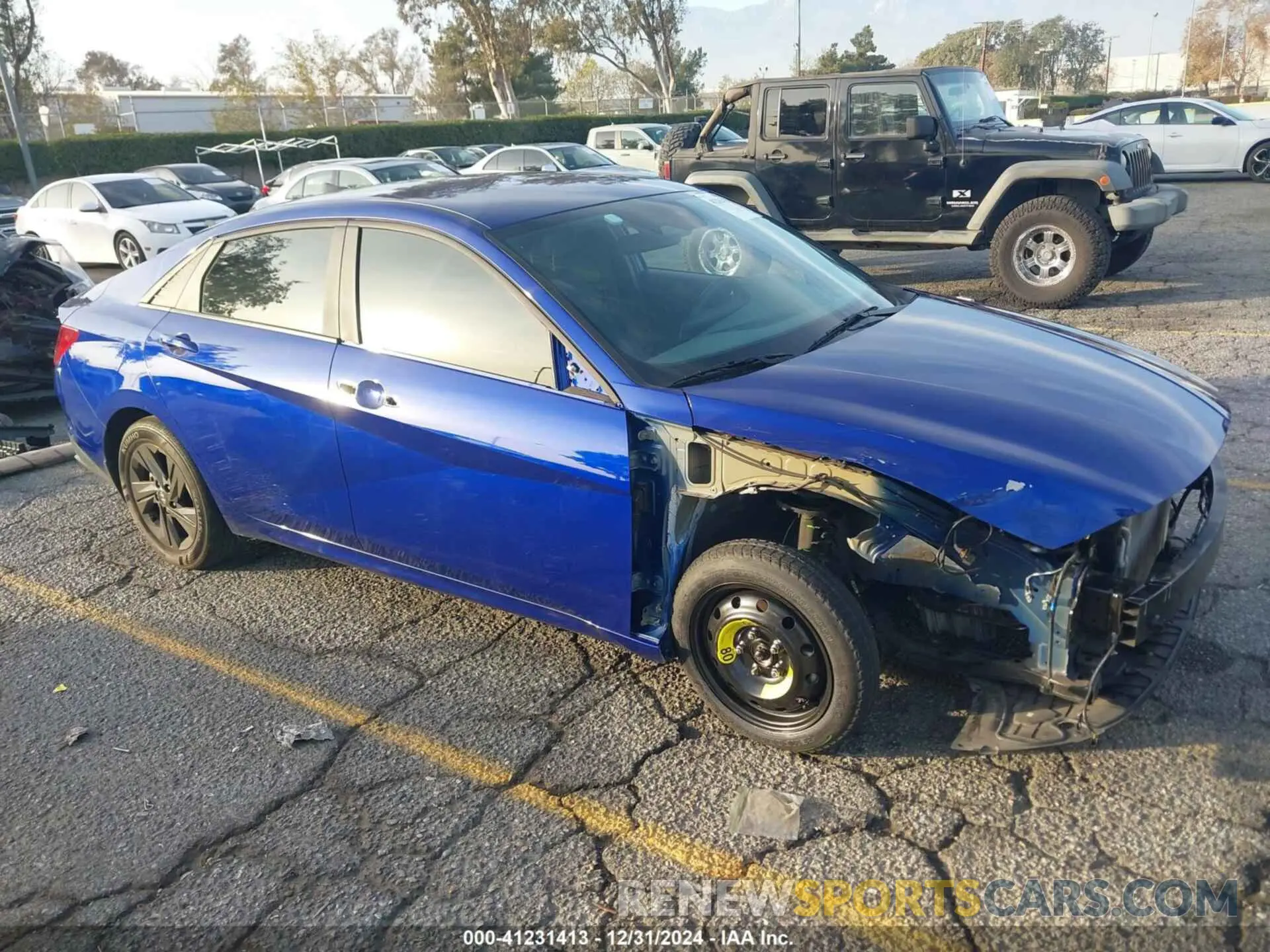 1 fotografías del automóvil dañado KMHLM4AG6NU337708 HYUNDAI ELANTRA 2022