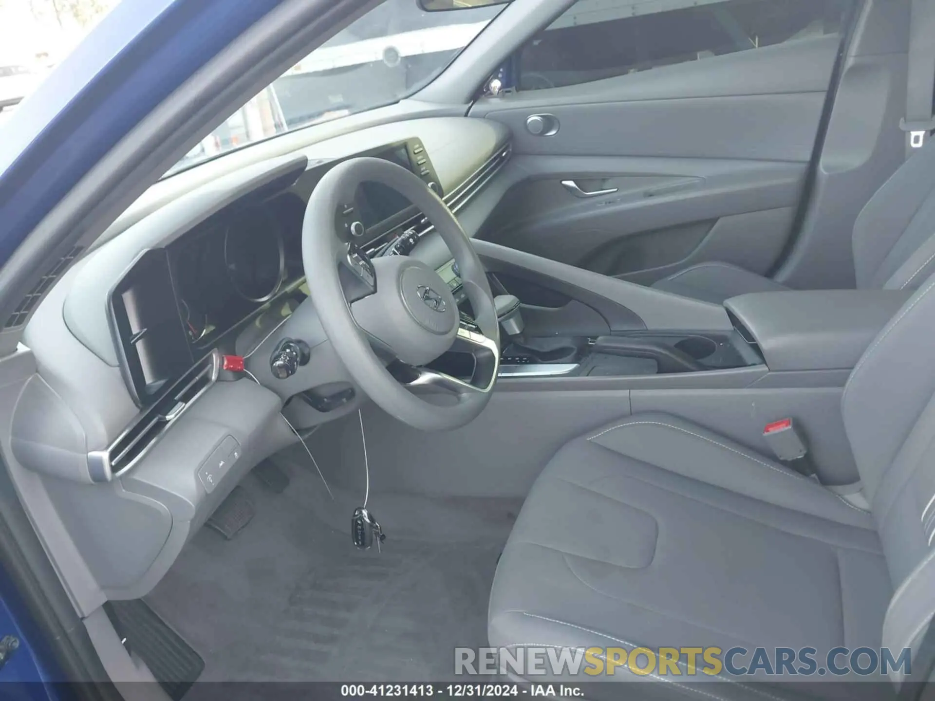 5 fotografías del automóvil dañado KMHLM4AG6NU337708 HYUNDAI ELANTRA 2022