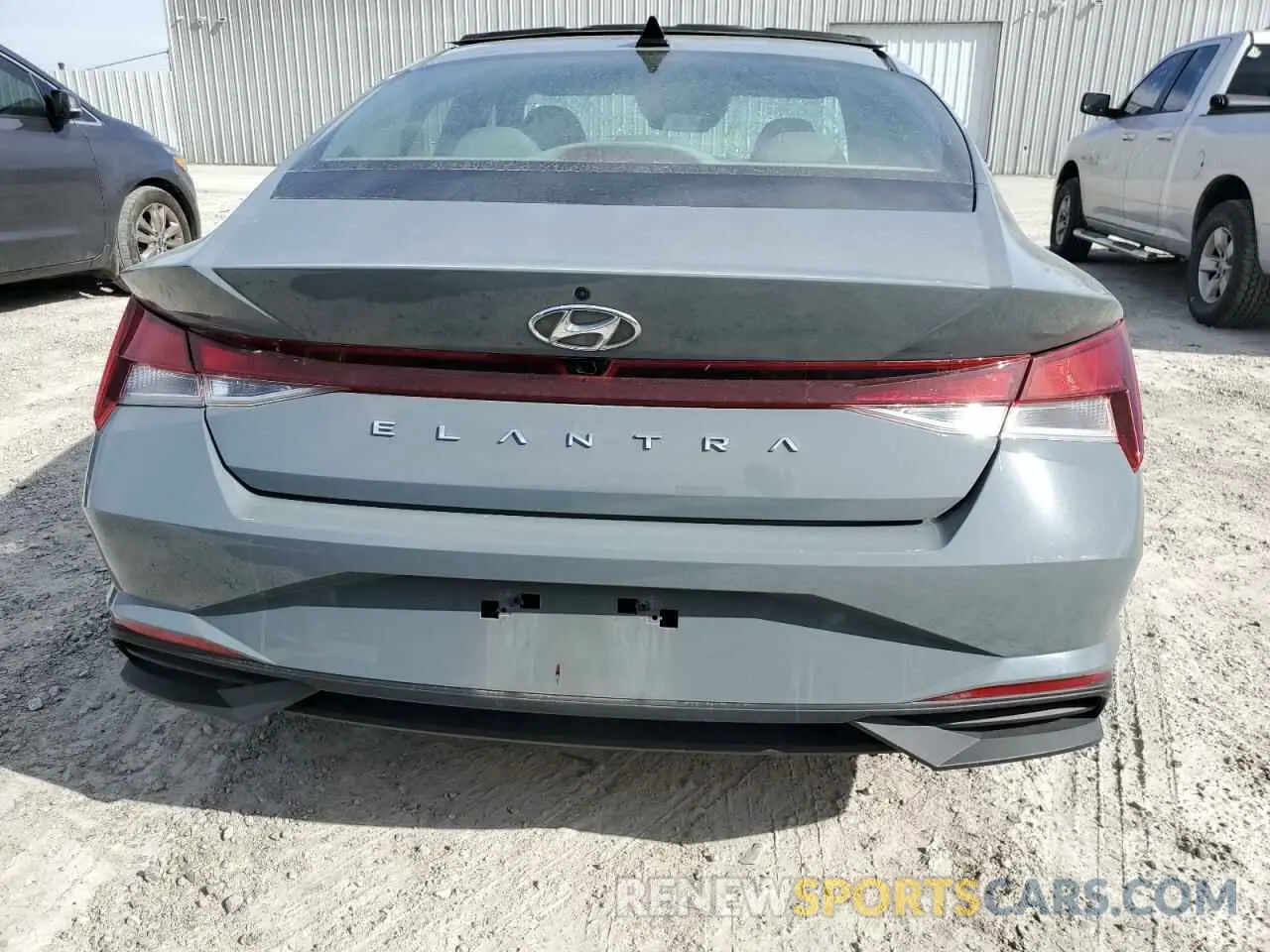 6 fotografías del automóvil dañado KMHLM4AG7NU256264 HYUNDAI ELANTRA 2022