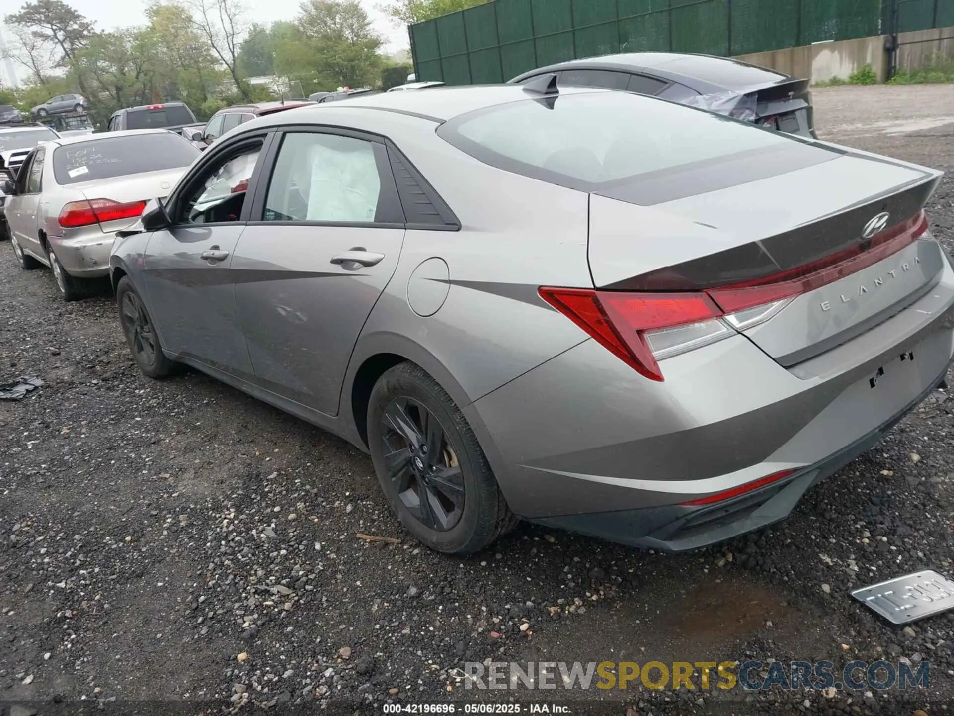 3 fotografías del automóvil dañado KMHLM4AG8NU286454 HYUNDAI ELANTRA 2022