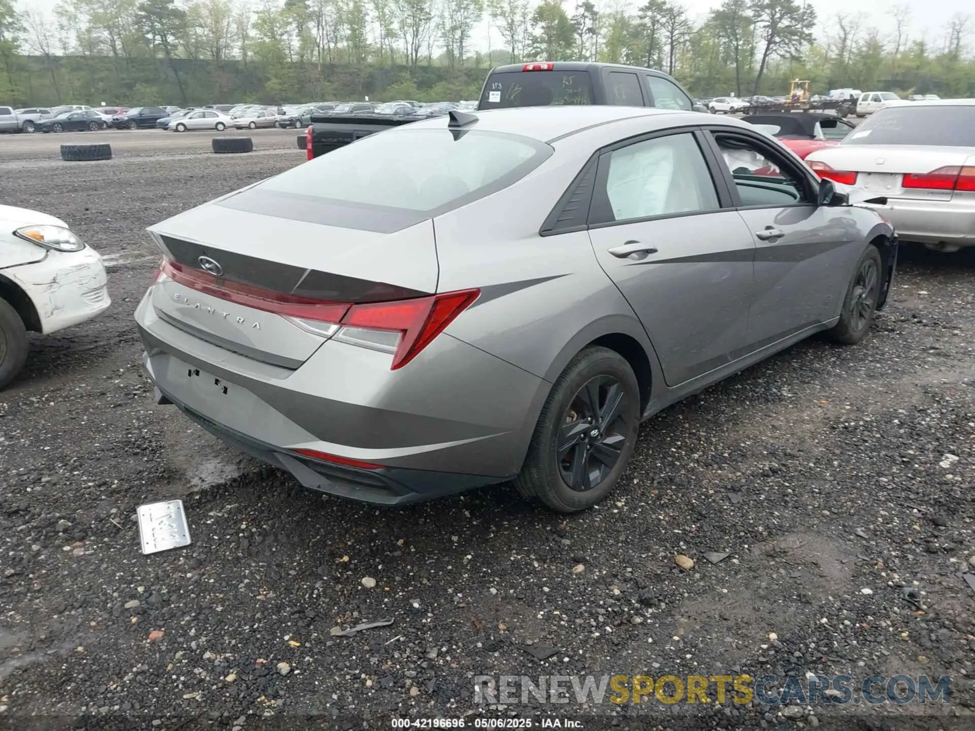4 fotografías del automóvil dañado KMHLM4AG8NU286454 HYUNDAI ELANTRA 2022