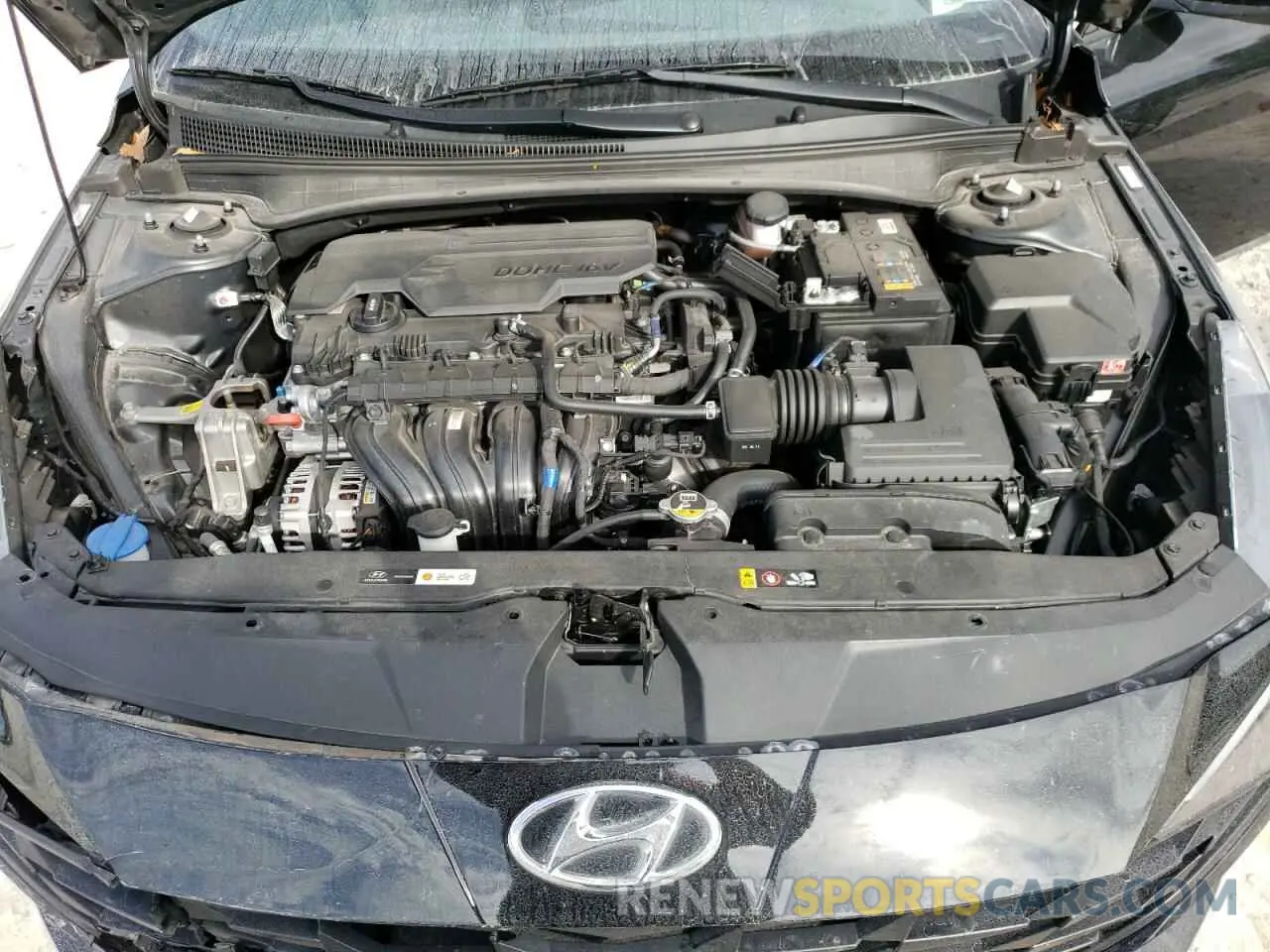 11 fotografías del automóvil dañado KMHLM4AG8NU328704 HYUNDAI ELANTRA 2022